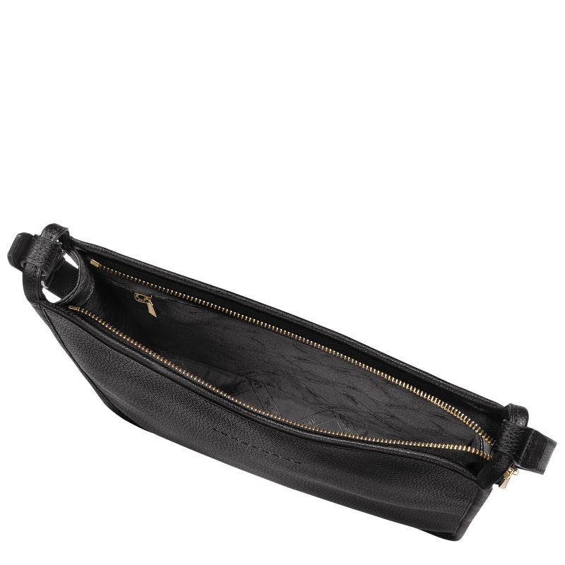 Black Longchamp Le Foulonné M Women Crossbody Bag | Ksa-251HVXGJC