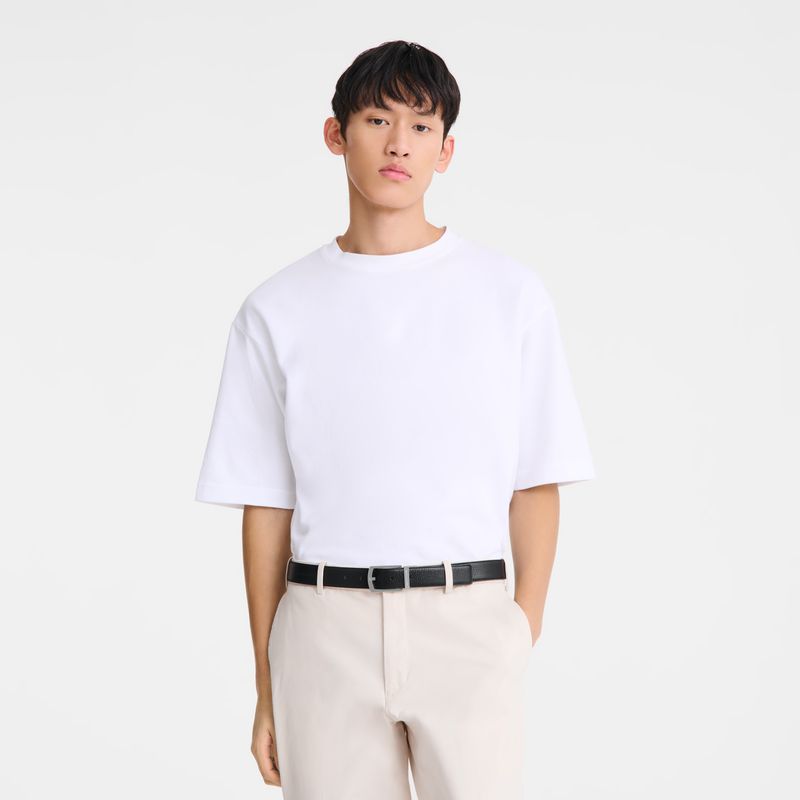 Black Longchamp Le Foulonné Men Belt | Ksa-104TANQZJ