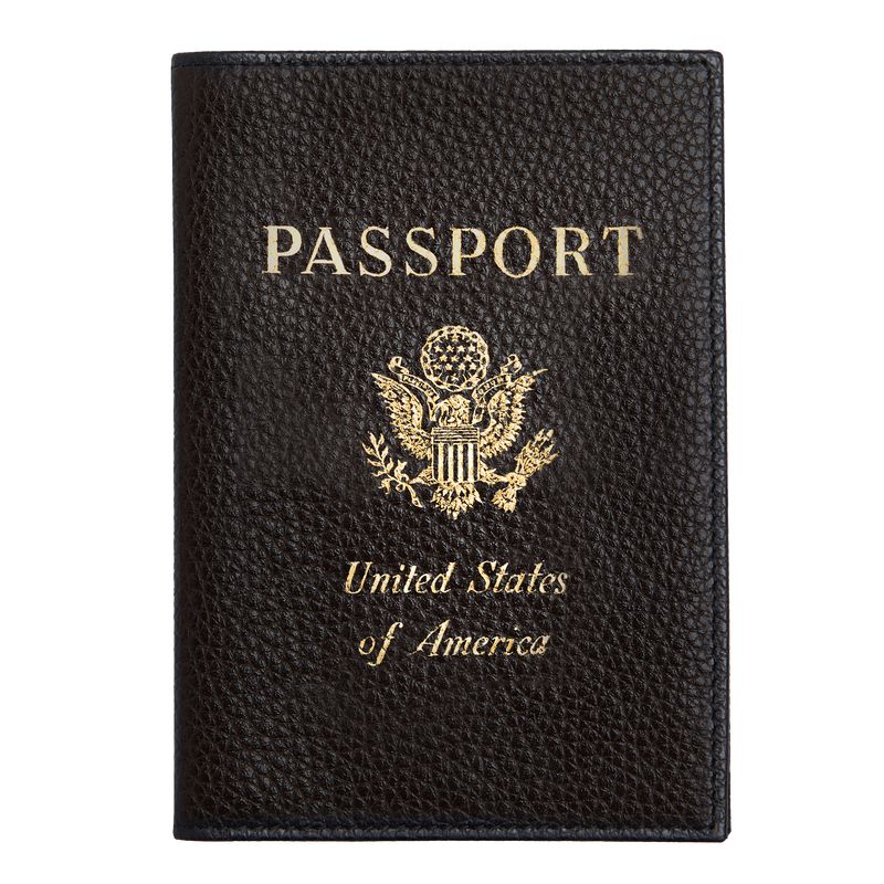 Black Longchamp Le Foulonné Men Passport Holder | Ksa-134AWJECR