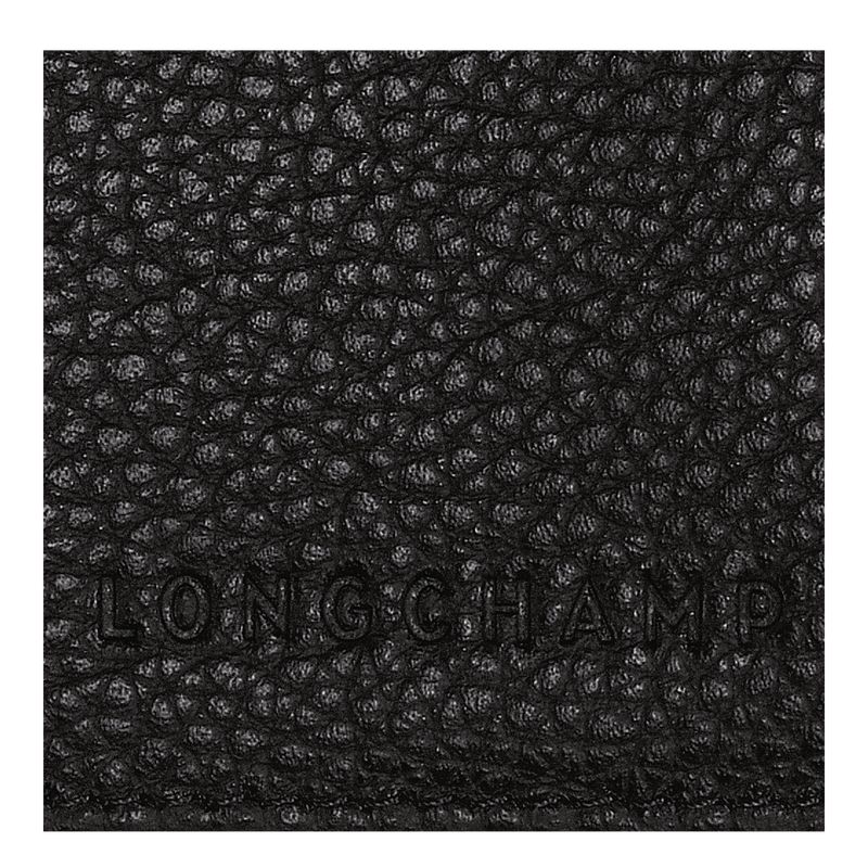 Black Longchamp Le Foulonné Men Passport Holder | Ksa-734RVLJWT