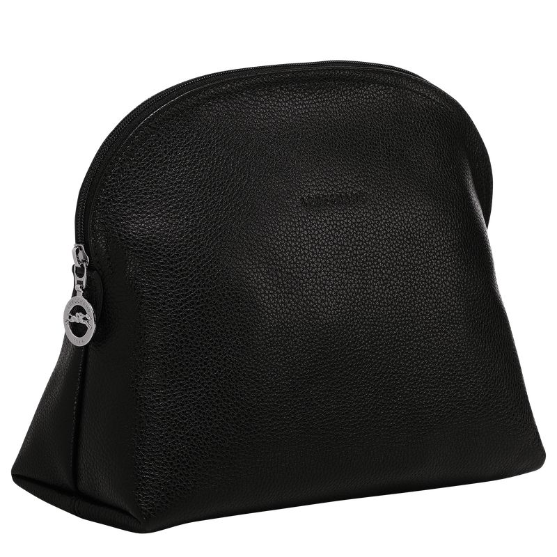 Black Longchamp Le Foulonné Men Toiletry Bags | Ksa-507OQBTLU