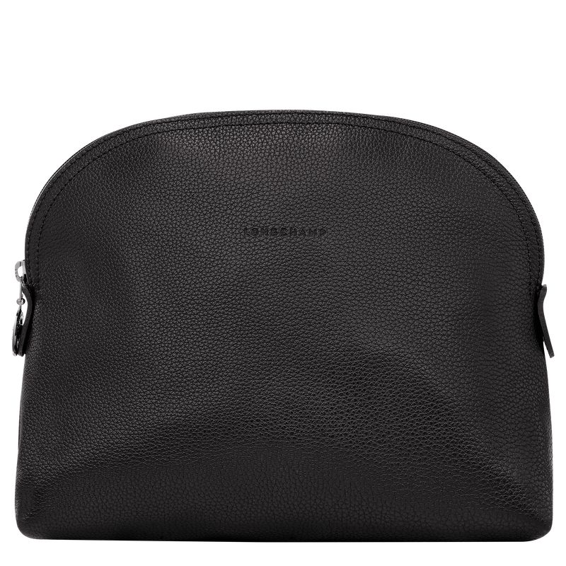 Black Longchamp Le Foulonné Men Toiletry Bags | Ksa-507OQBTLU