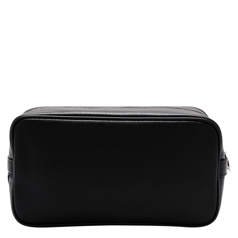 Black Longchamp Le Foulonné Men Toiletry Bags | Ksa-570PKJUMW
