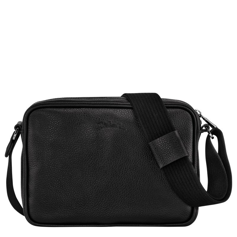 Black Longchamp Le Foulonné S Camera Men Crossbody Bag | Ksa-547EBGJHL
