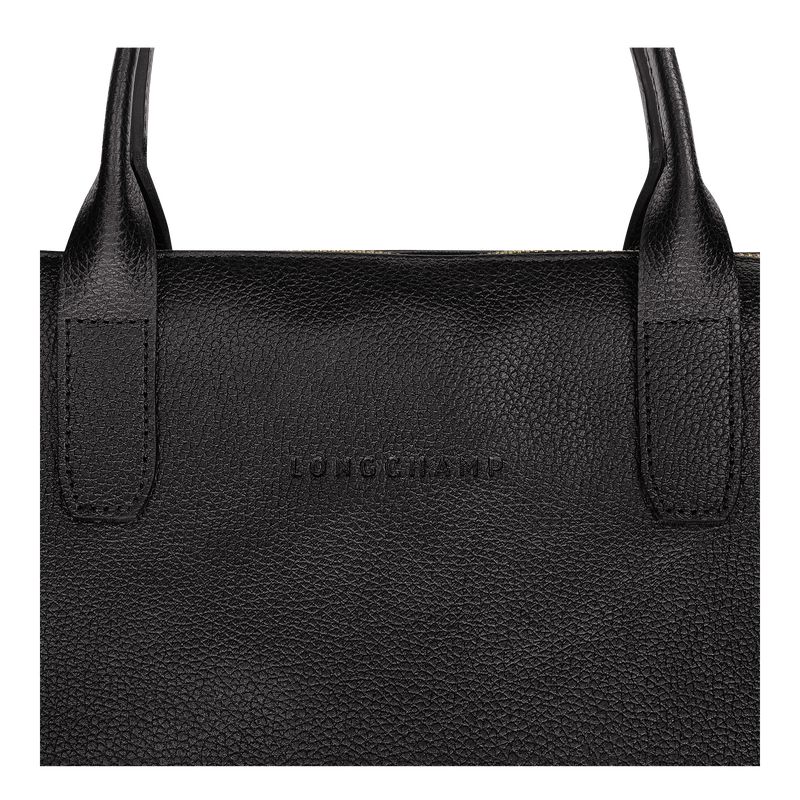 Black Longchamp Le Foulonné S Men Briefcase | Ksa-462ERQLJK