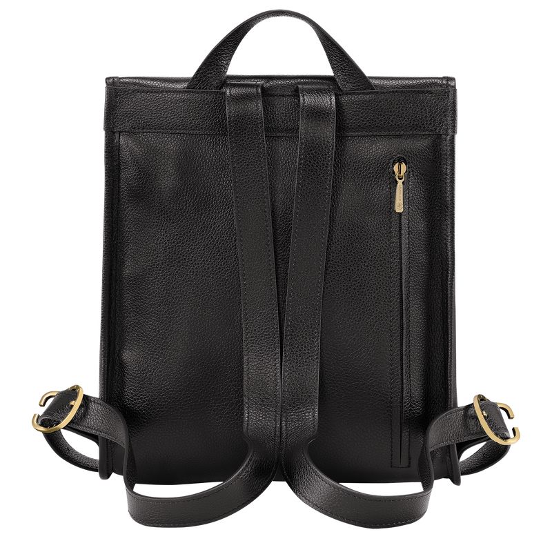 Black Longchamp Le Foulonné Women Backpack | Ksa-598PRWLFQ