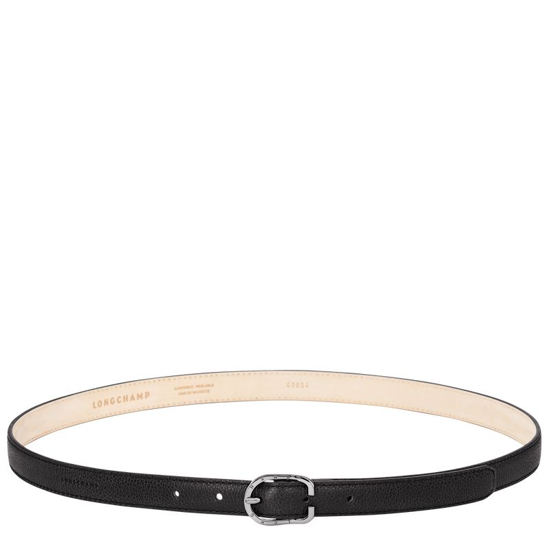 Black Longchamp Le Foulonné Women Belt | Ksa-637OTPJZF