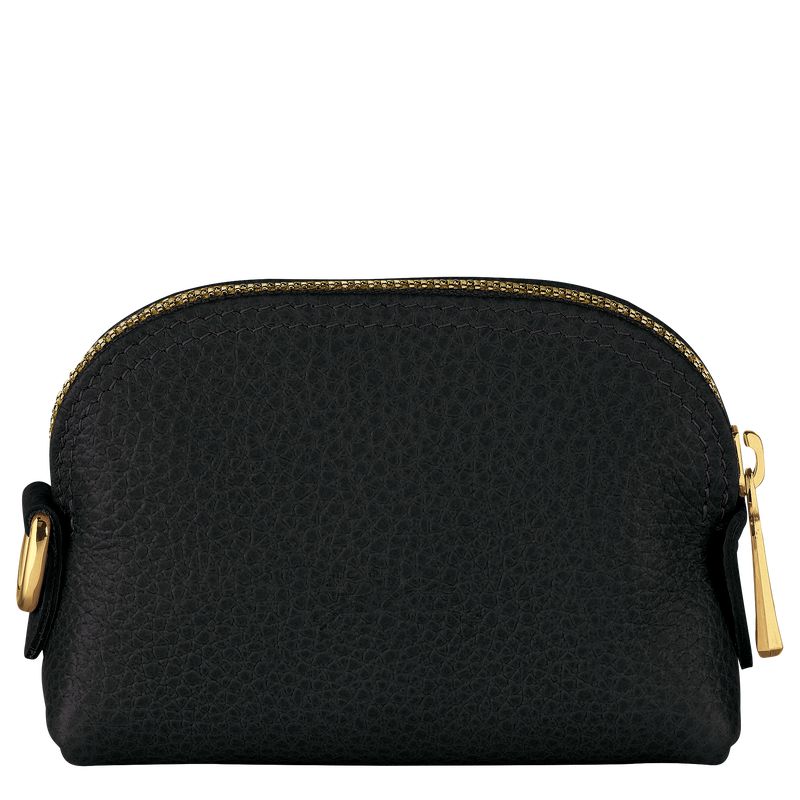 Black Longchamp Le Foulonné Women Coin Purse | Ksa-712HYUKBT