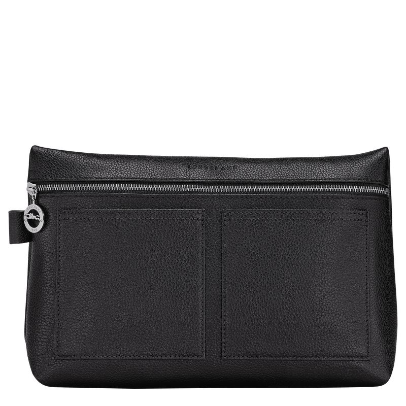 Black Longchamp Le Foulonné Women Toiletry Bags | Ksa-478UZVQMA