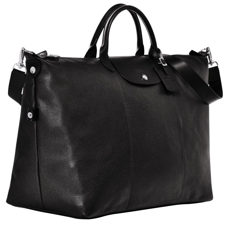Black Longchamp Le Foulonné Xl Men Travel Bag | Ksa-398USXOZM