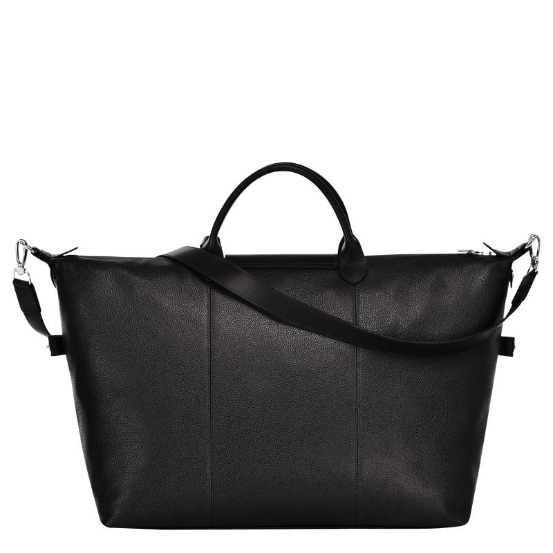 Black Longchamp Le Foulonné Xl Men Travel Bag | Ksa-398USXOZM