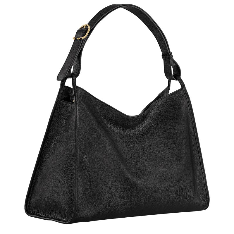 Black Longchamp Le Foulonné Xl Women Shoulder Bag | Ksa-673IXAPBZ