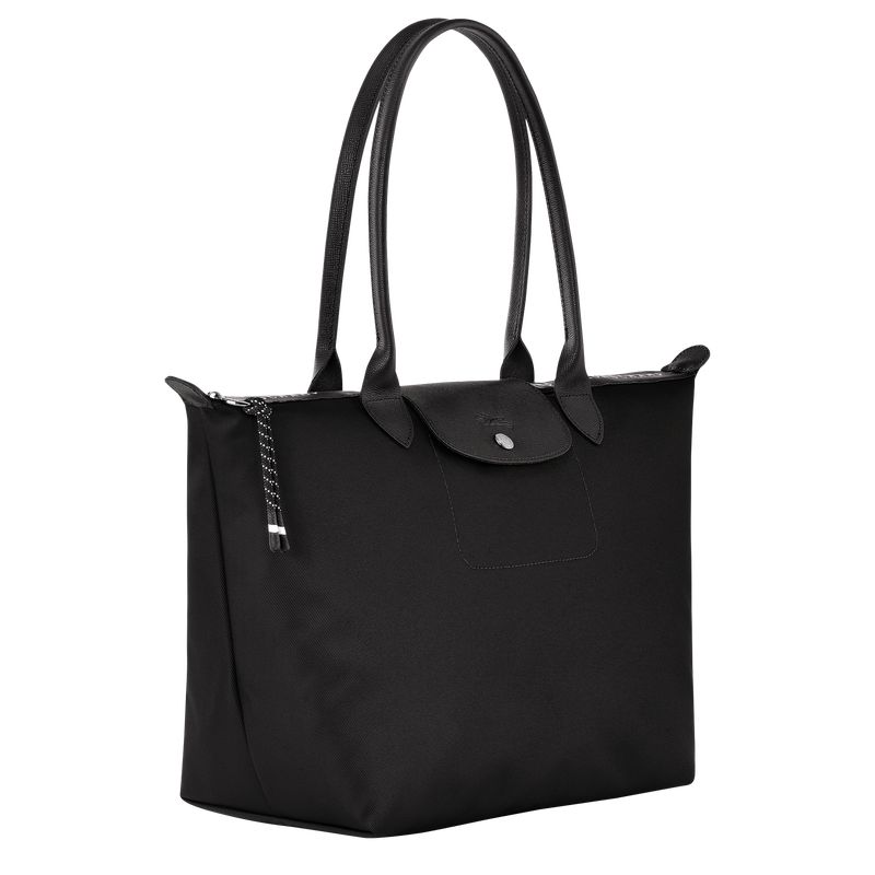 Black Longchamp Le Pliage Energy L Women Tote Bag | Ksa-216LHYXRA