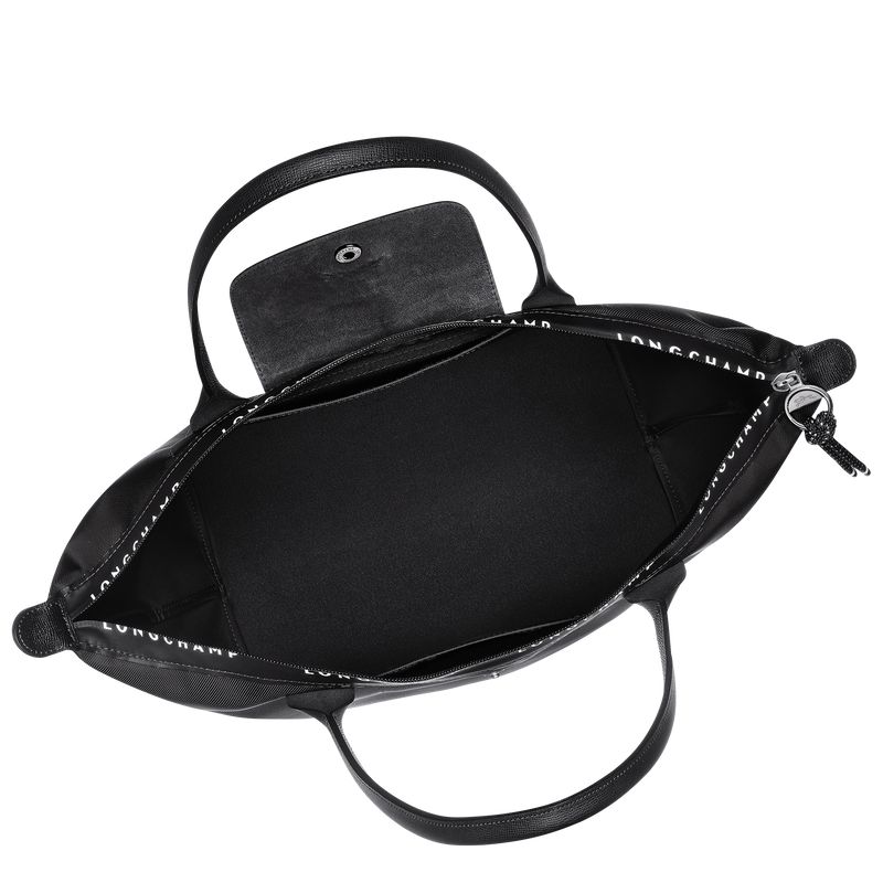 Black Longchamp Le Pliage Energy L Women Tote Bag | Ksa-216LHYXRA