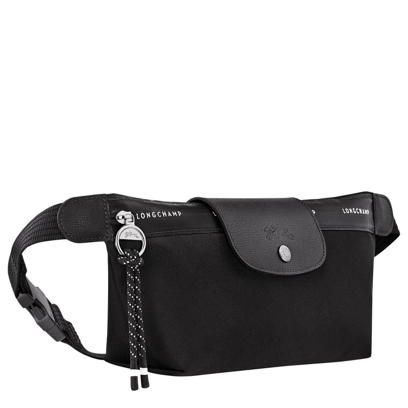 Black Longchamp Le Pliage Energy M Men Belt Bag | Ksa-921OQPMBS