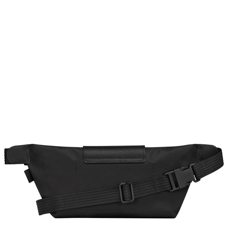 Black Longchamp Le Pliage Energy M Men Belt Bag | Ksa-921OQPMBS