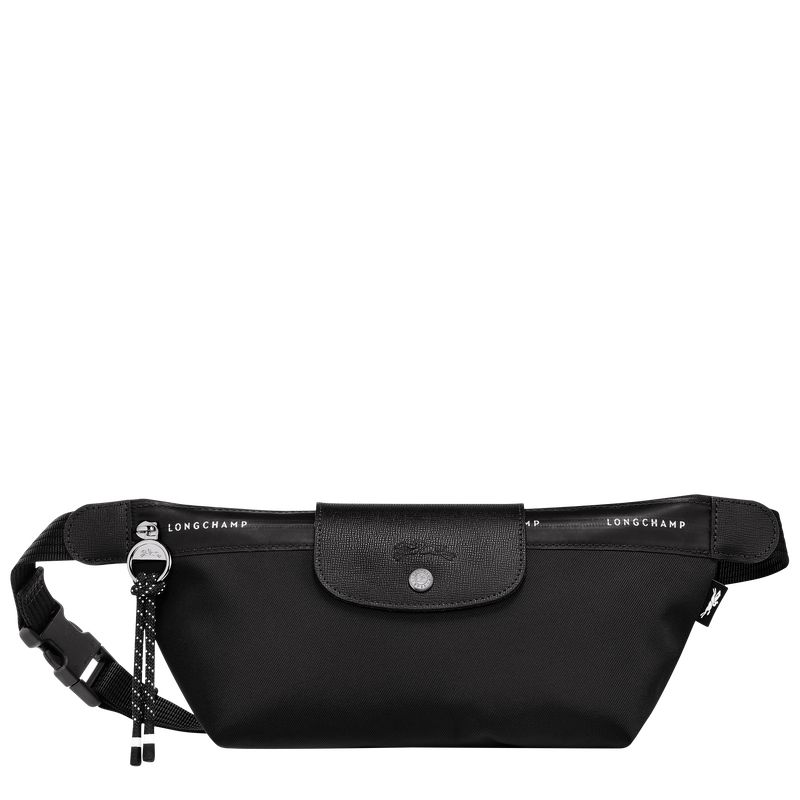 Black Longchamp Le Pliage Energy M Men Belt Bag | Ksa-921OQPMBS
