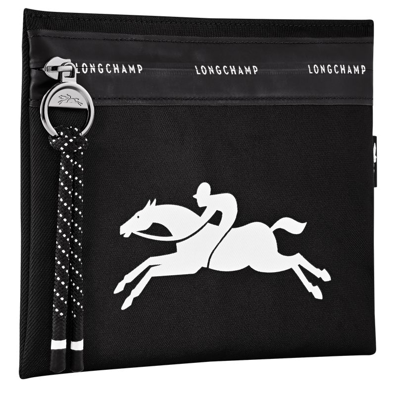 Black Longchamp Le Pliage Energy Men Pouch | Ksa-650HPJMXB