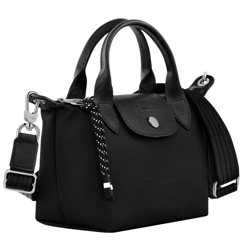 Black Longchamp Le Pliage Energy Xs Men Handbag | Ksa-523MYKETA