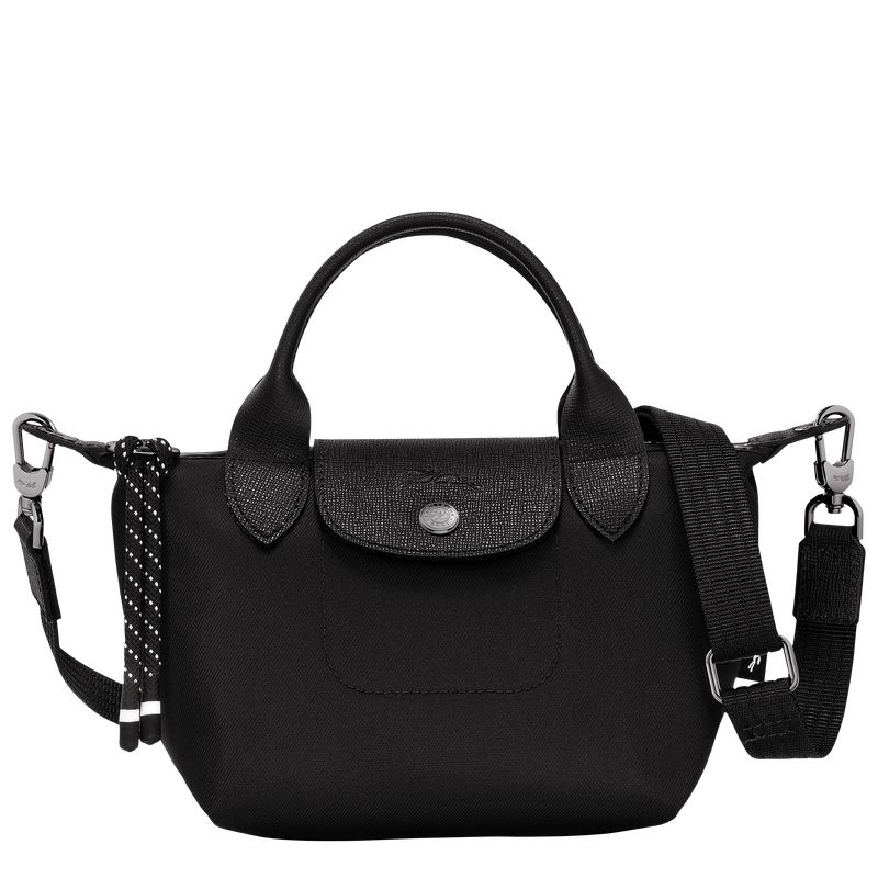 Black Longchamp Le Pliage Energy Xs Men Handbag | Ksa-523MYKETA