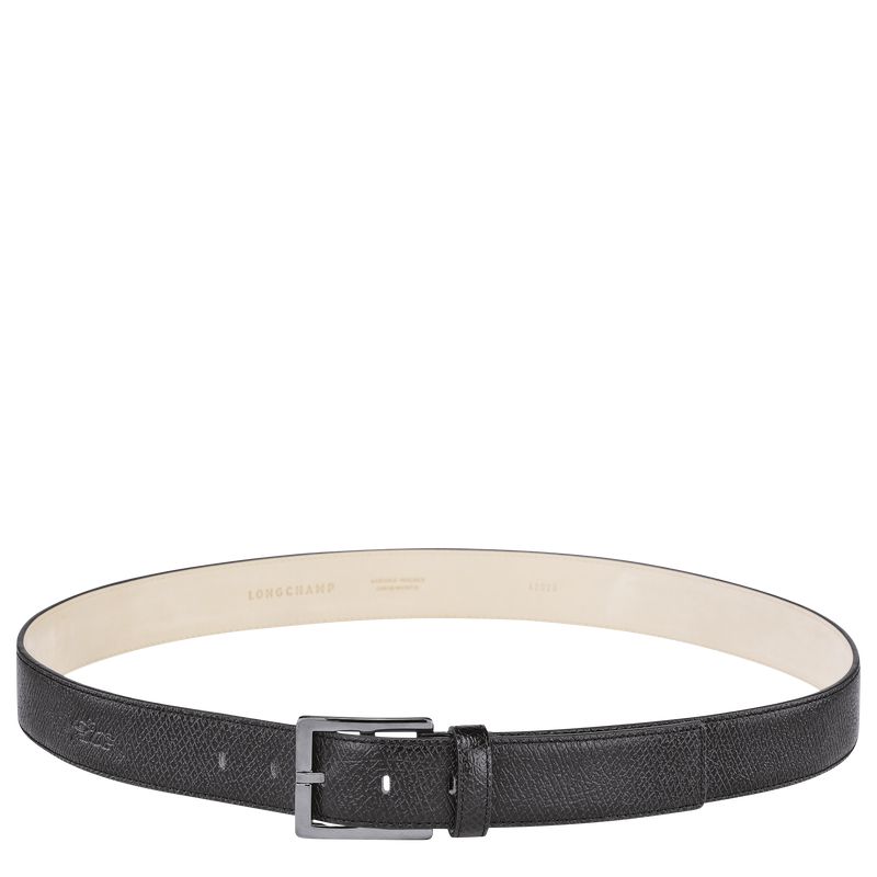 Black Longchamp Le Pliage Men Belt | Ksa-214HETNYK