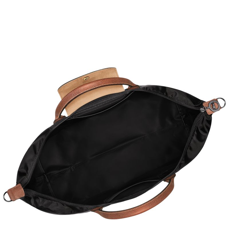 Black Longchamp Le Pliage Original Expandable Men Travel Bag | Ksa-785EUDGFQ