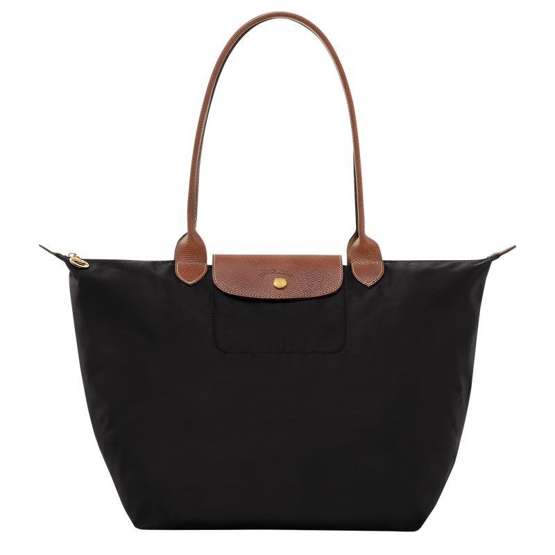 Black Longchamp Le Pliage Original L Women Tote Bag | Ksa-302OVQFAN
