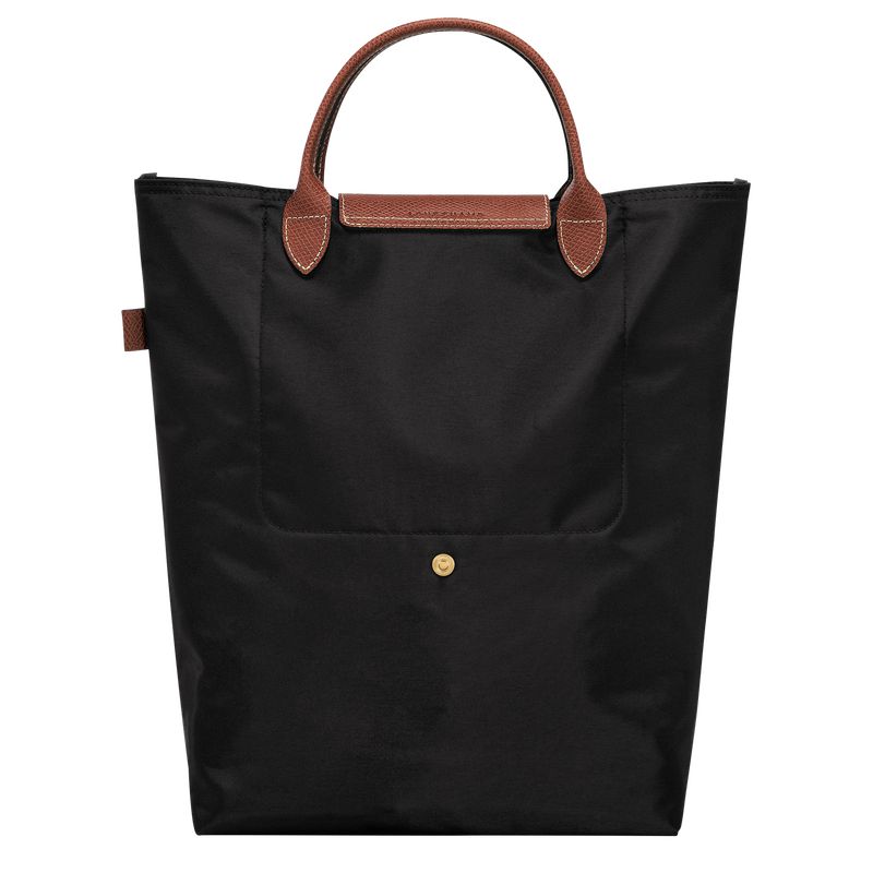 Black Longchamp Le Pliage Original M Men Tote Bag | Ksa-720DQMPRV