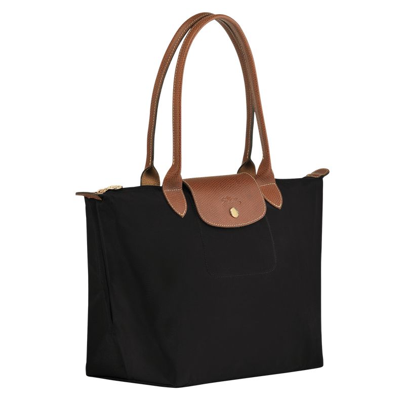 Black Longchamp Le Pliage Original M Women Tote Bag | Ksa-916LXWSPM