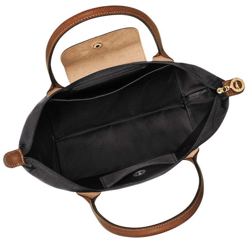 Black Longchamp Le Pliage Original M Women Tote Bag | Ksa-916LXWSPM