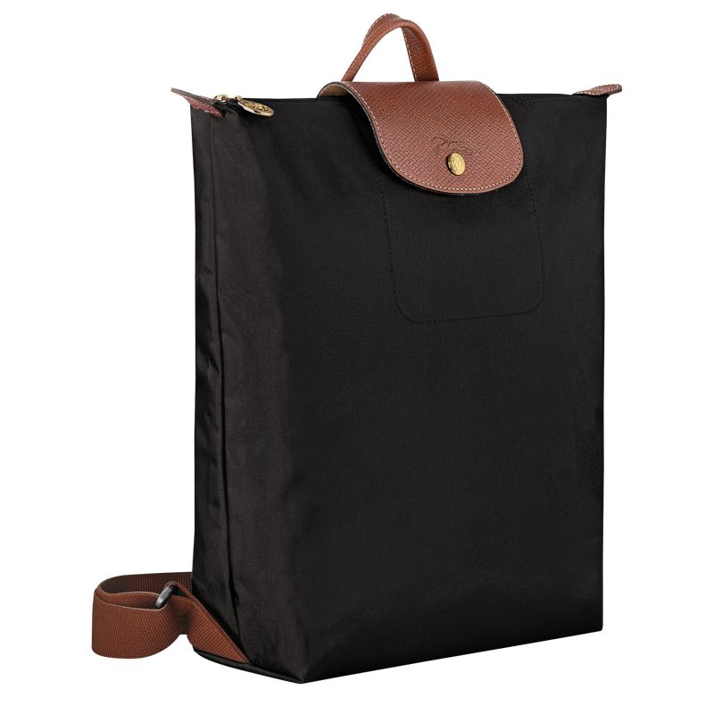 Black Longchamp Le Pliage Original M Women Backpack | Ksa-103ILNBJM