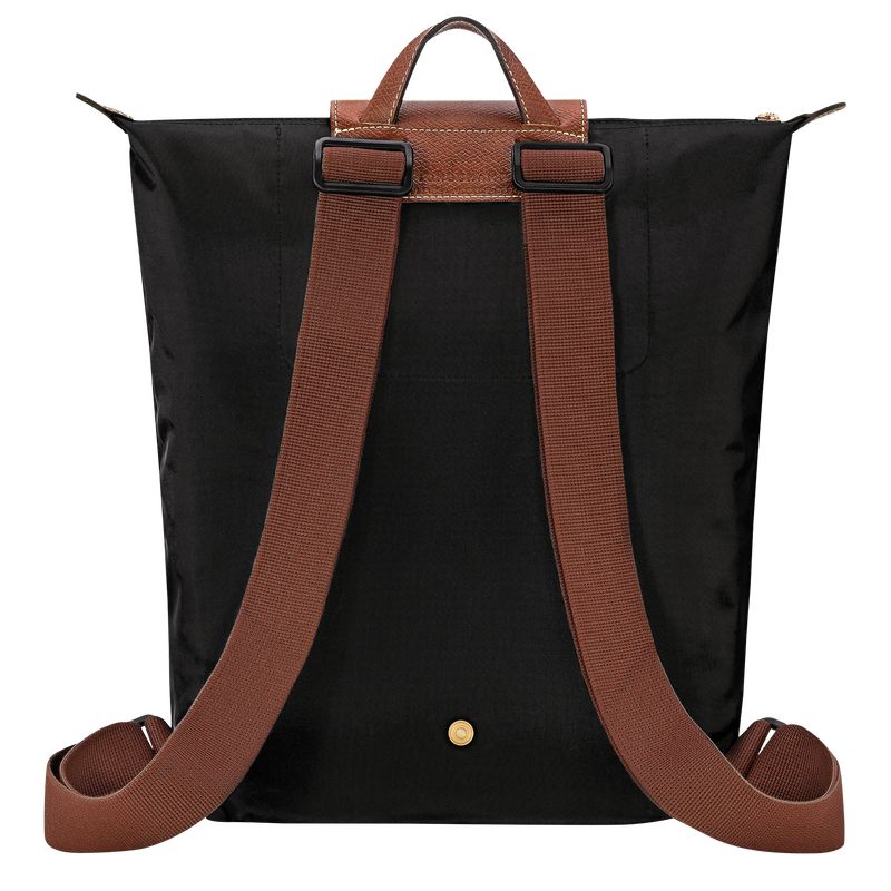 Black Longchamp Le Pliage Original M Women Backpack | Ksa-103ILNBJM