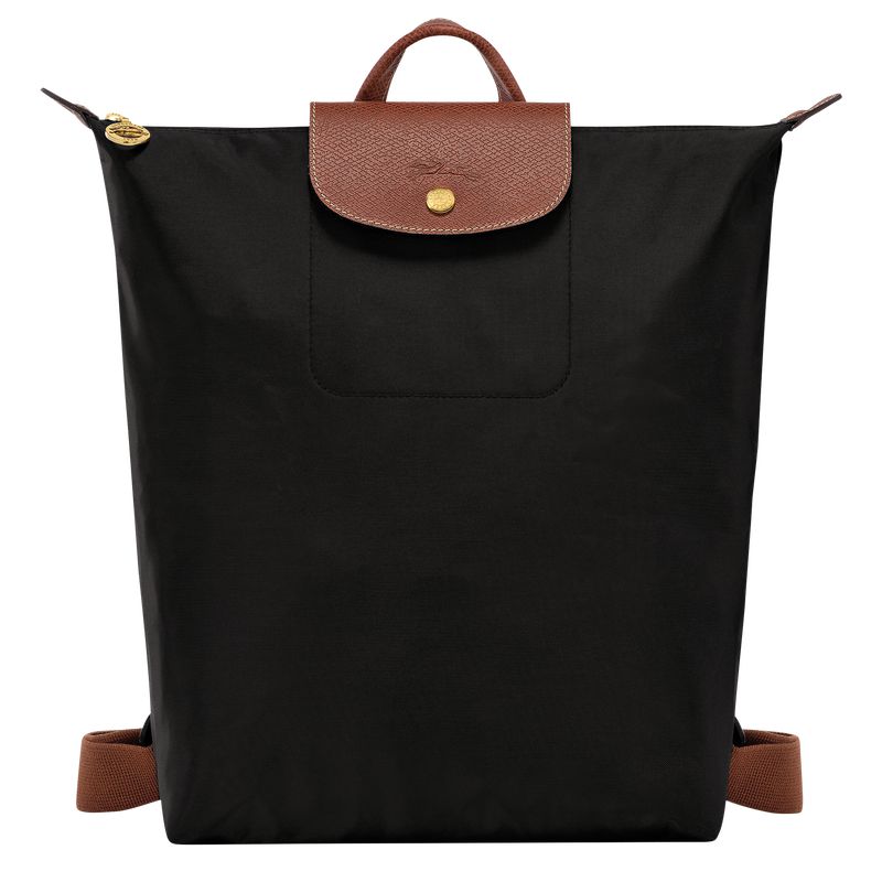 Black Longchamp Le Pliage Original M Women Backpack | Ksa-103ILNBJM