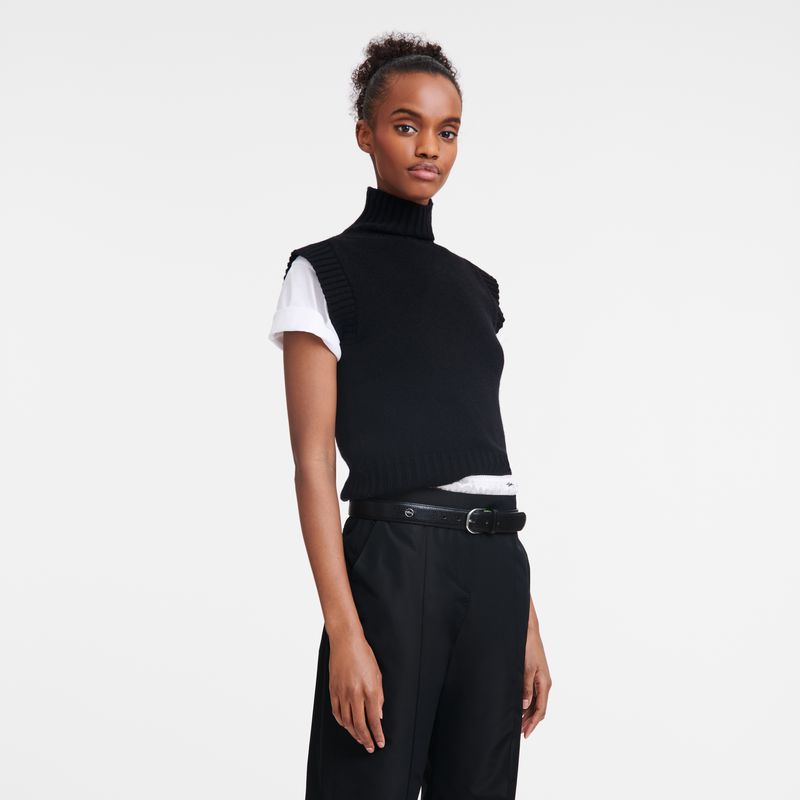 Black Longchamp Le Pliage Women Belt | Ksa-386UPZEQR