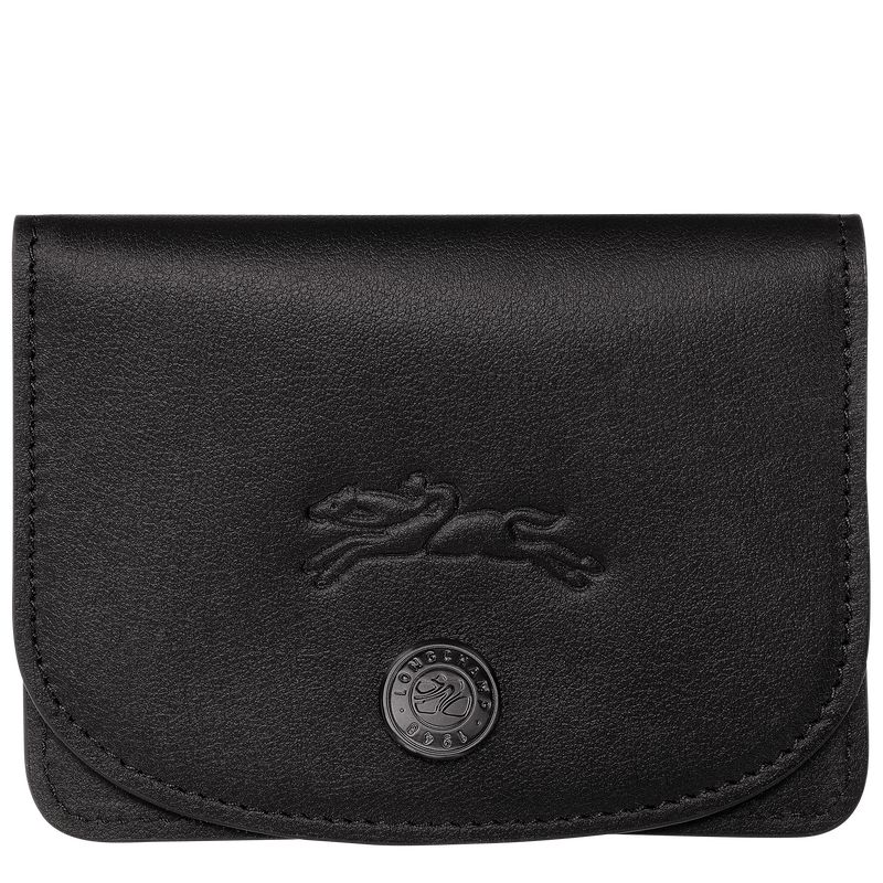 Black Longchamp Le Pliage Xtra Men Card Holder | Ksa-408XSLGFP