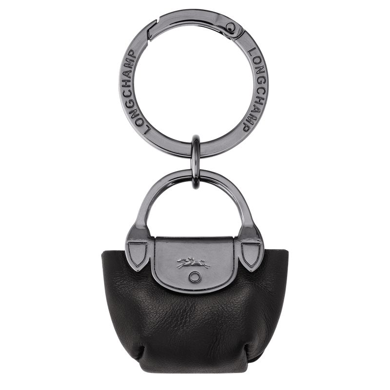 Black Longchamp Le Pliage Xtra Men Key Rings | Ksa-739LKWUPG