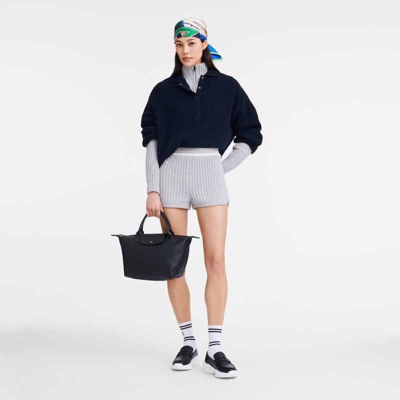 Black Longchamp Le Pliage Xtra S Women Handbag | Ksa-650KUASOC