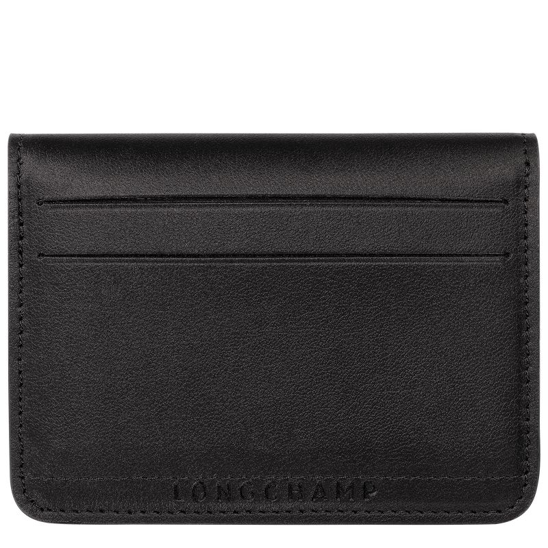Black Longchamp Le Pliage Xtra Women Card Holder | Ksa-371FZBHTS