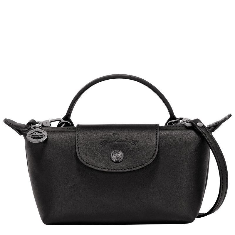 Black Longchamp Le Pliage Xtra Xs Women Pouch | Ksa-035QSLTBM