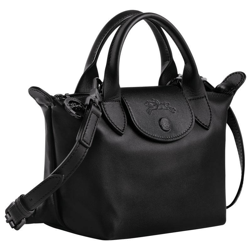 Black Longchamp Le Pliage Xtra Xs Women Handbag | Ksa-517TDIFYS