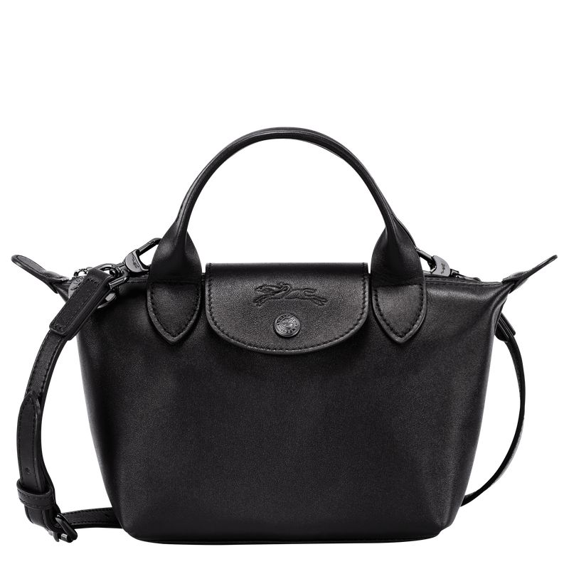 Black Longchamp Le Pliage Xtra Xs Women Handbag | Ksa-517TDIFYS