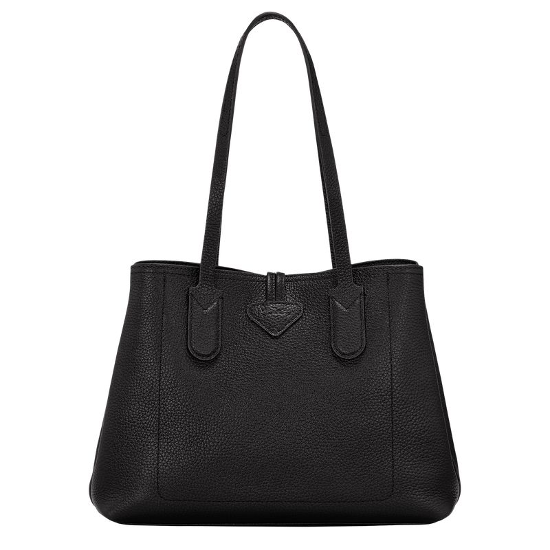 Black Longchamp Le Roseau Essential M Women Tote Bag | Ksa-941ZCBFSE