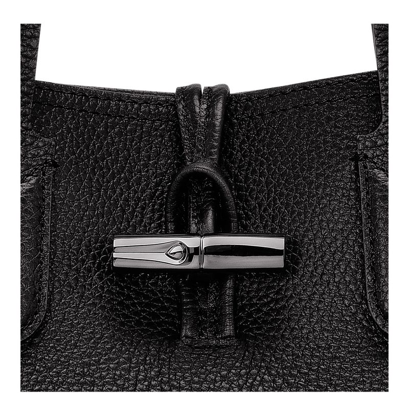 Black Longchamp Le Roseau Essential M Women Tote Bag | Ksa-941ZCBFSE