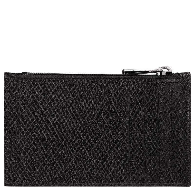 Black Longchamp Le Roseau Essential Men Coin Purse | Ksa-906PUNEVS