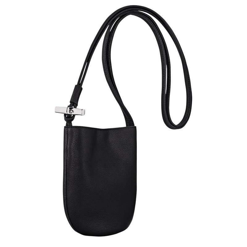 Black Longchamp Le Roseau S Women Crossbody Bag | Ksa-603XRNLMW