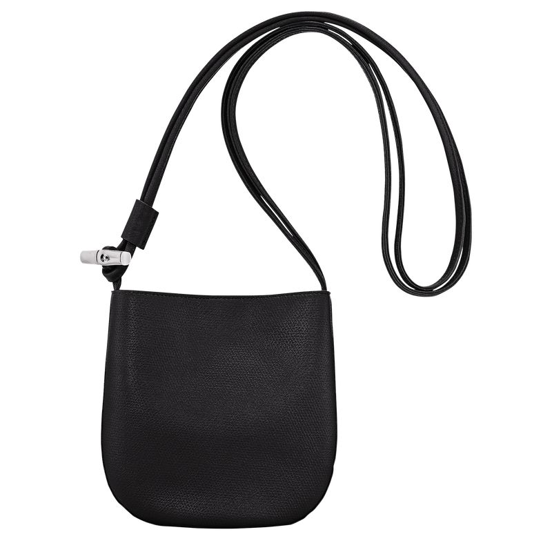 Black Longchamp Le Roseau S Women Crossbody Bag | Ksa-603XRNLMW