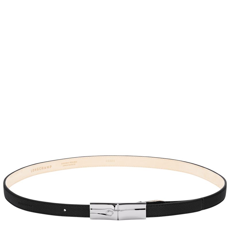 Black Longchamp Le Roseau Women Belt | Ksa-376EPLIXM