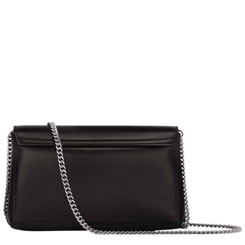 Black Longchamp Le Roseau Women Clutch | Ksa-561CEHUTK