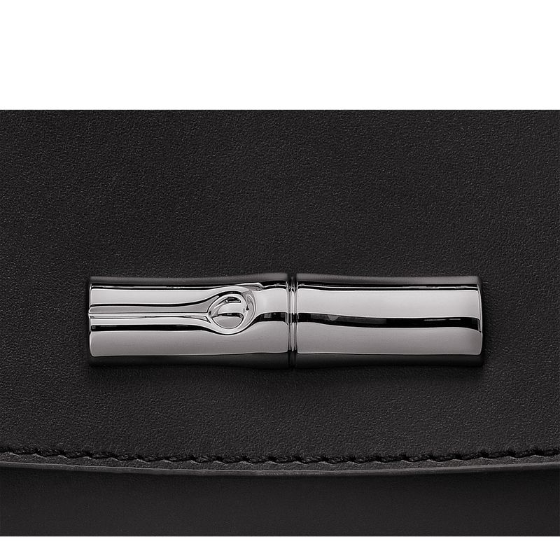 Black Longchamp Le Roseau Women Clutch | Ksa-561CEHUTK