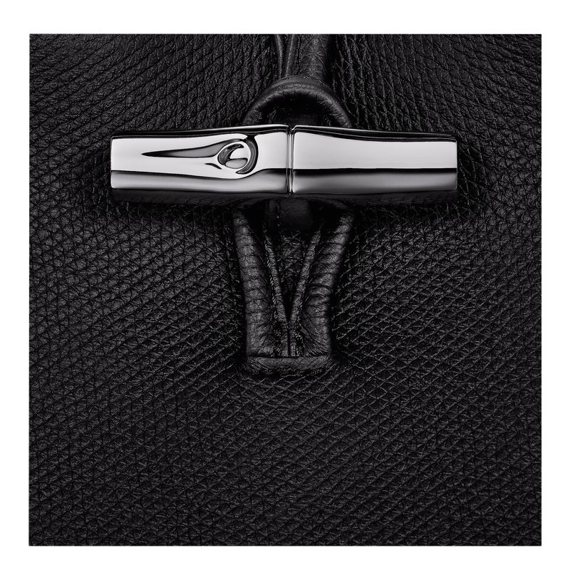 Black Longchamp Le Roseau Women Phone Case | Ksa-209ACZSYQ